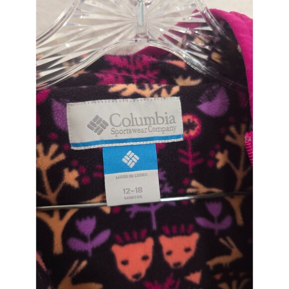 Columbia Baby Girls Snuggly Bunny Bunting Hooded Snowsuit - Size 12-18 Months - Picture 10 of 11